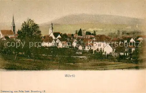 AK / Ansichtskarte Woerth_67_Elsass Panorama 