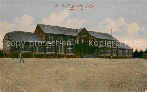 AK / Ansichtskarte Beverloo Truppenuebungsplatz Soldatenheim Beverloo