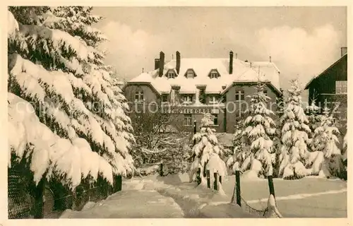 AK / Ansichtskarte Elsenborn_Belgie Hotel Borgs 