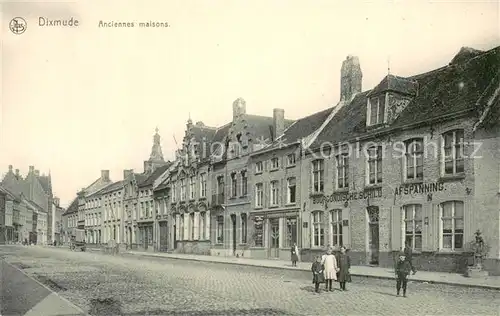 AK / Ansichtskarte Dixmude_Diksmuide_Belgie Anciennes maisons 