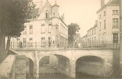 AK / Ansichtskarte Dixmude_Diksmuide_Belgie Le Pont du Nord e l Yser 