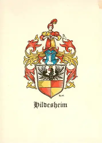 AK / Ansichtskarte Hildesheim Stadtwappen Hildesheim