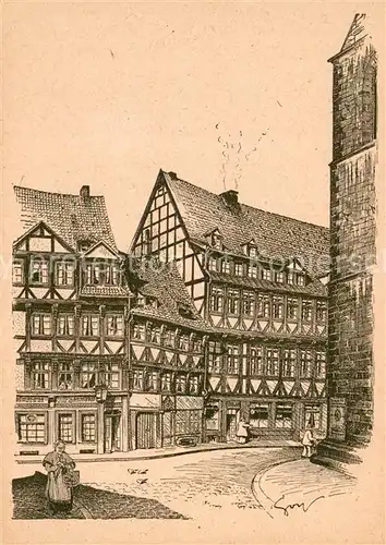 AK / Ansichtskarte Hannover Alte Kreuzklappe bei der Kreuzkirche Hannover