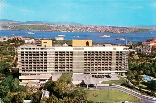 AK / Ansichtskarte Istanbul_Constantinopel_TK The Hilton Hotel Fliegeraufnahme 