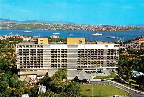 AK / Ansichtskarte Istanbul_Constantinopel_TK The Hilton Hotel Fliegeraufnahme 