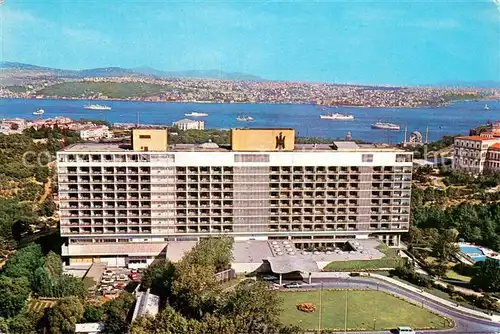 AK / Ansichtskarte Istanbul_Constantinopel_TK The Hilton Hotel Fliegeraufnahme 
