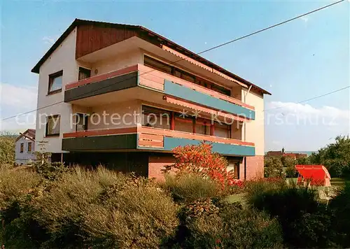 AK / Ansichtskarte Oberweser_Hessen Pension Erika Rossel Oberweser Hessen