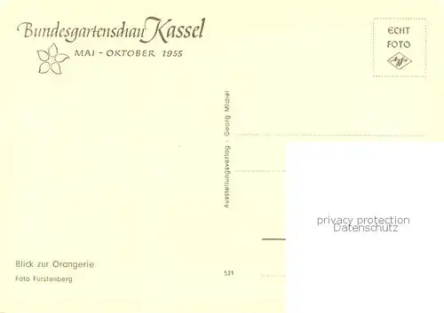AK / Ansichtskarte Kassel BUGA 1955 Kassel