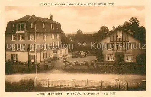 AK / Ansichtskarte Luxeuil les Bains Hotel Beau Site Luxeuil les Bains