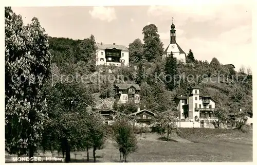 AK / Ansichtskarte Mondsee_Salzkammergut_AT Hilfberg Kirche 