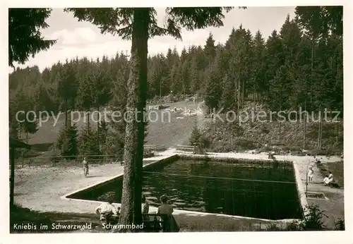 AK / Ansichtskarte Kniebis_Freudenstadt Freibad Schwarzwald Kniebis_Freudenstadt