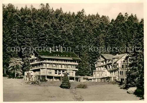 AK / Ansichtskarte Freudenstadt Cafe und Waldhotel Stokinger im Schwarzwald Freudenstadt