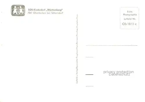 AK / Ansichtskarte Oberberken SOS Kinderdorf Wuerttemberg Oberberken