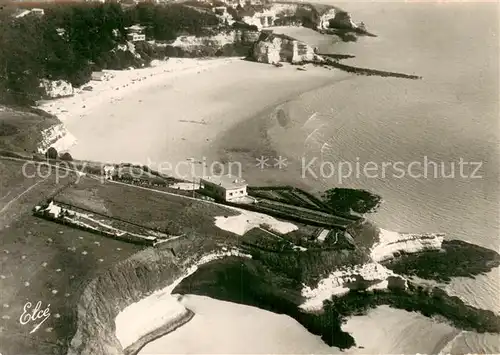 AK / Ansichtskarte Meschers_les_Bains_17 Vue aerienne de la Plage des Nonnes 