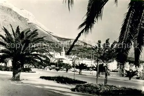 AK / Ansichtskarte Makarska_Croatia Uferstrasse 