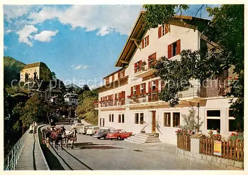 AK / Ansichtskarte Schenna_Meran Gasthof Restaurant Schennaerhof Schenna Meran
