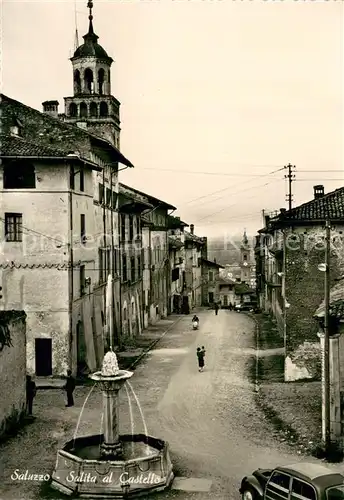 AK / Ansichtskarte Saluzzo Salita al Castello Saluzzo