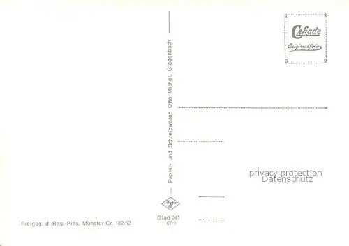 AK / Ansichtskarte Gladenbach Luftkurort Gladenbach