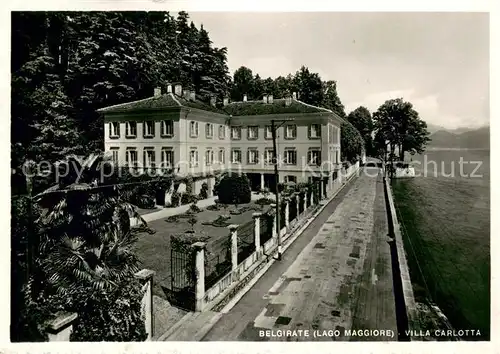 AK / Ansichtskarte Belgirate_Lago_Maggiore Villa Carlotta Belgirate_Lago_Maggiore