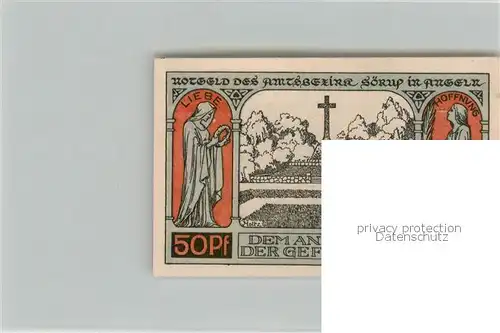 AK / Ansichtskarte Soerup Dingholz Notgeld 50 Pf Soerup Dingholz