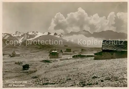 AK / Ansichtskarte Tannalp_Melchsee Frutt_OW Panorama Blick gegen Berner Alpen 