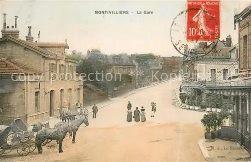 AK / Ansichtskarte Montivilliers_76 La Gare 