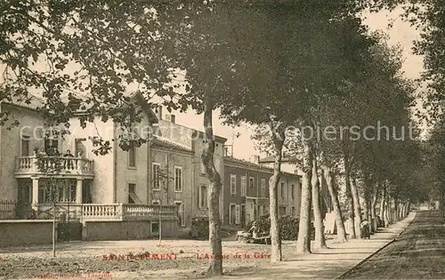 AK / Ansichtskarte Saint Clement_54_Meurthe et Moselle Avenue de la Gare Feldpost 