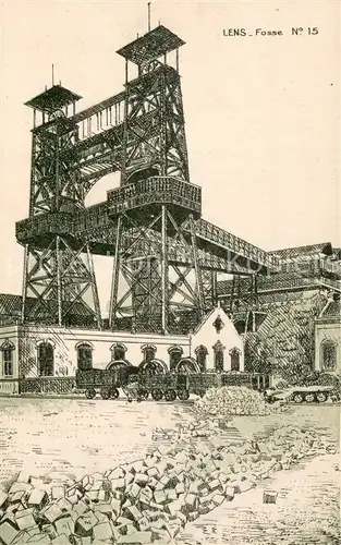 AK / Ansichtskarte Lens_62_Pas de Calais Fosse No 15 
