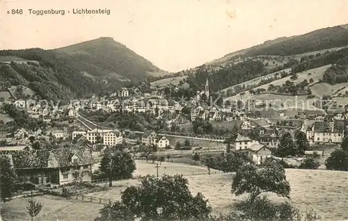 AK / Ansichtskarte Toggenburg_SG Lichtenstein Panorama 