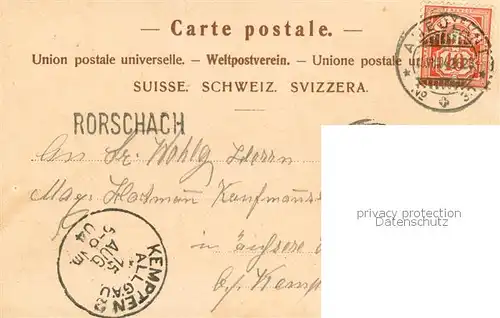 AK / Ansichtskarte Rorschach_Bodensee_SG Hafenplatz 