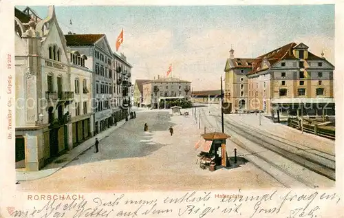 AK / Ansichtskarte Rorschach_Bodensee_SG Hafenplatz 