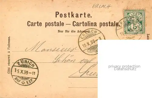 AK / Ansichtskarte Erlach_BE Panorama Erlach_BE