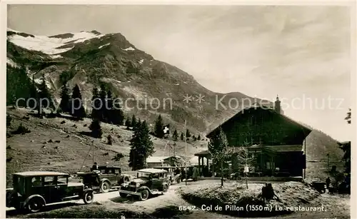 AK / Ansichtskarte Col_du_Pillon Le restaurant Col_du_Pillon