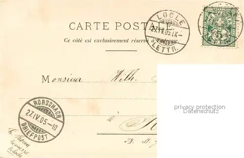 AK / Ansichtskarte Le_Locle_NE Haut du Village 