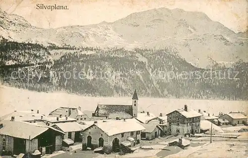 AK / Ansichtskarte Silvaplana_GR Panorama Silvaplana_GR