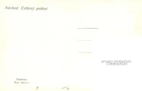 AK / Ansichtskarte Nachod_CZ Celkovy pohled 