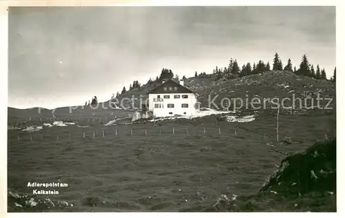 AK / Ansichtskarte Kirchdorf_Tirol_AT Adlerspoint am Kalkstein Aussenansicht Alpengasthaus 