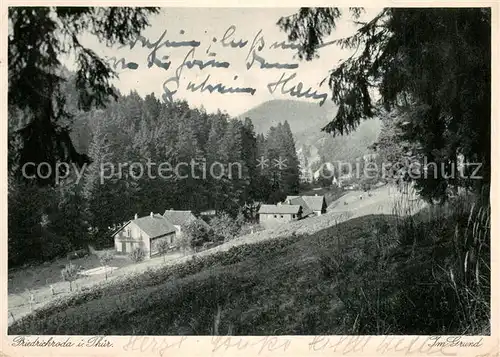 AK / Ansichtskarte Friedrichroda Im Grund Friedrichroda