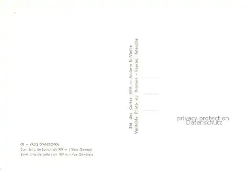 AK / Ansichtskarte Sant_Julia_de_Loria Gesamtansicht 