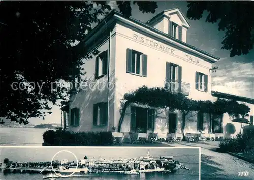 AK / Ansichtskarte Isola_Pescatori_Lago_Maggiore Albergo Ristorante Italia 