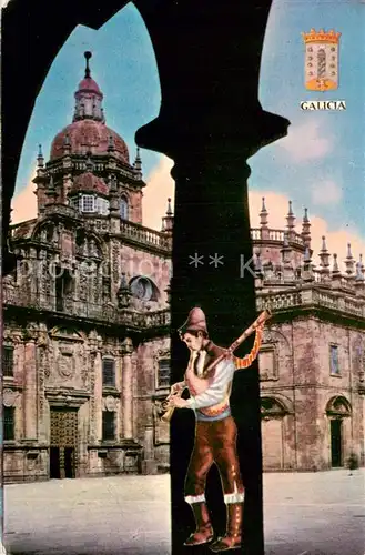 AK / Ansichtskarte Santiago_de_Compostela Plaza de la Quintana Santiago_de_Compostela