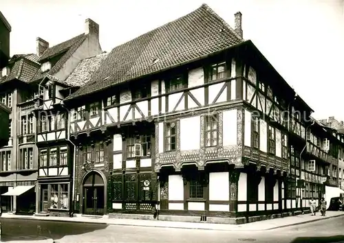 AK / Ansichtskarte Goettingen_Niedersachsen Junkernschenke mit Renaissanceschmuck und Erker Goettingen Niedersachsen