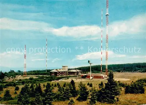 AK / Ansichtskarte Meissner Hoher Meissner Cafe Restaurant Schwalbental Sendeanlagen Meissner