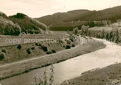 AK / Ansichtskarte Edertal Panorama Edertal