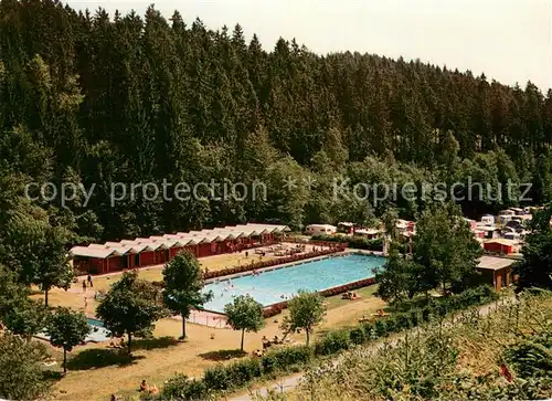 AK / Ansichtskarte Herzberg_Harz Freibad Herzberg Harz