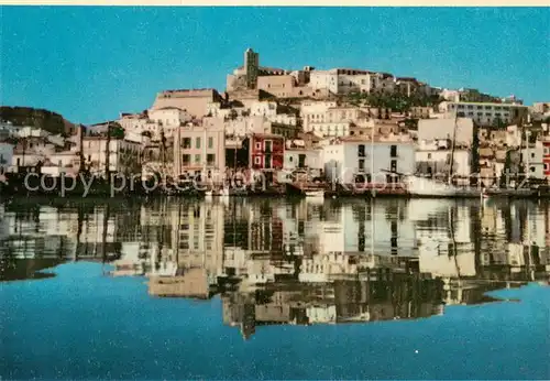 AK / Ansichtskarte Ibiza_Islas_Baleares Reflejos en el Puerto Ibiza_Islas_Baleares