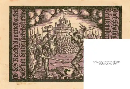 AK / Ansichtskarte Schalkau 50 Pfennig Gutschein  Schalkau