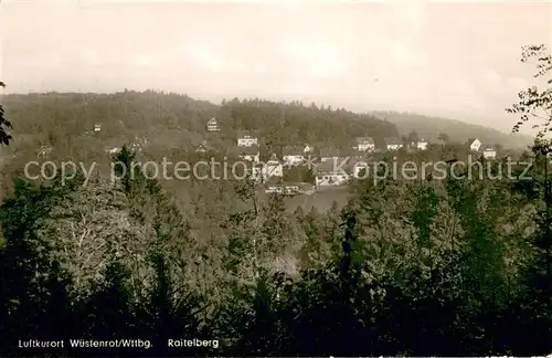 AK / Ansichtskarte Wuestenrot Raitelberg Panorama Wuestenrot