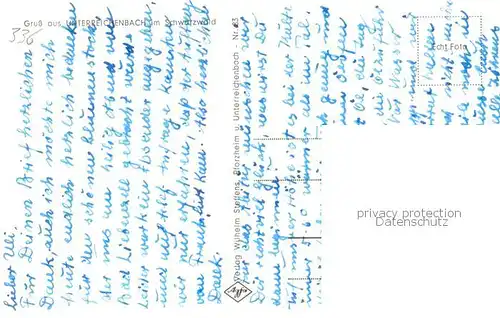 AK / Ansichtskarte Unterreichenbach_Calw Panorama Unterreichenbach Calw