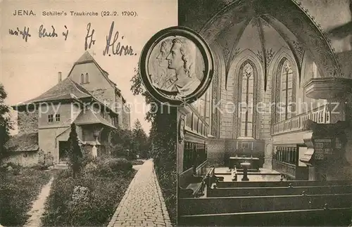AK / Ansichtskarte Jena__Thueringen Schillers Traukirche 